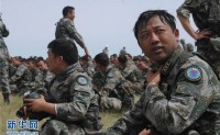2015年陆军跨区基地化对抗检验演习结束 蓝军29场全胜