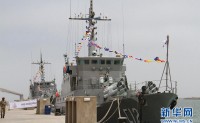 两艘中国造037型护卫艇入役纳米比亚海军
