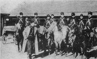 沙俄军队的哥萨克骑兵