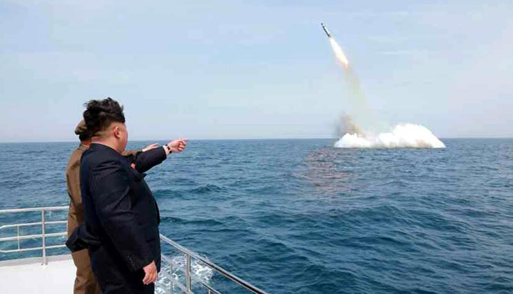 朝鲜潜射导弹