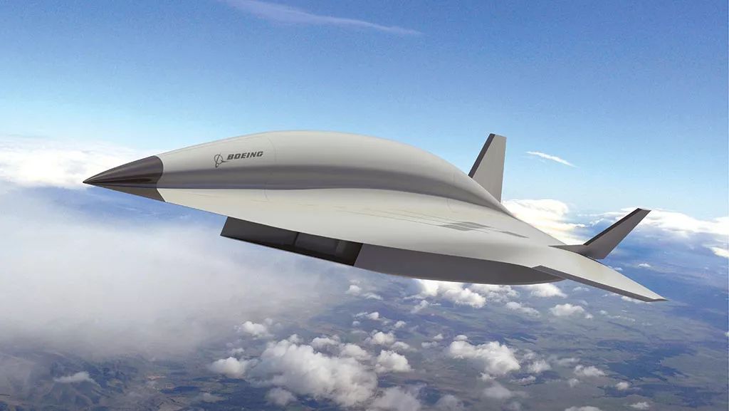 波音公司的高超声速飞机方案飞行想象图