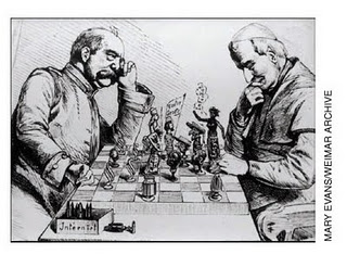 俾斯麦和教皇下国际象棋